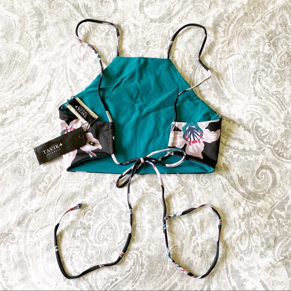 TAVIK Ryan Sport Bikini Top Blossom Small NWT - Picture 7 of 8
